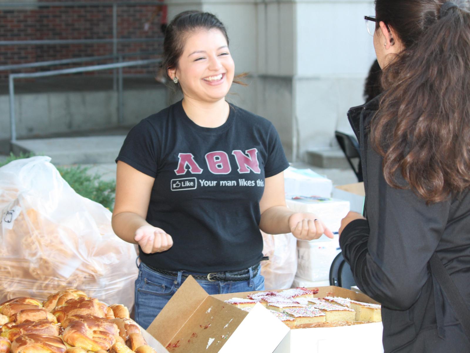 Students celebrate Hispanic heritage with new snacks at Fiesta on the Green at the University of Nebraska-Lincoln.