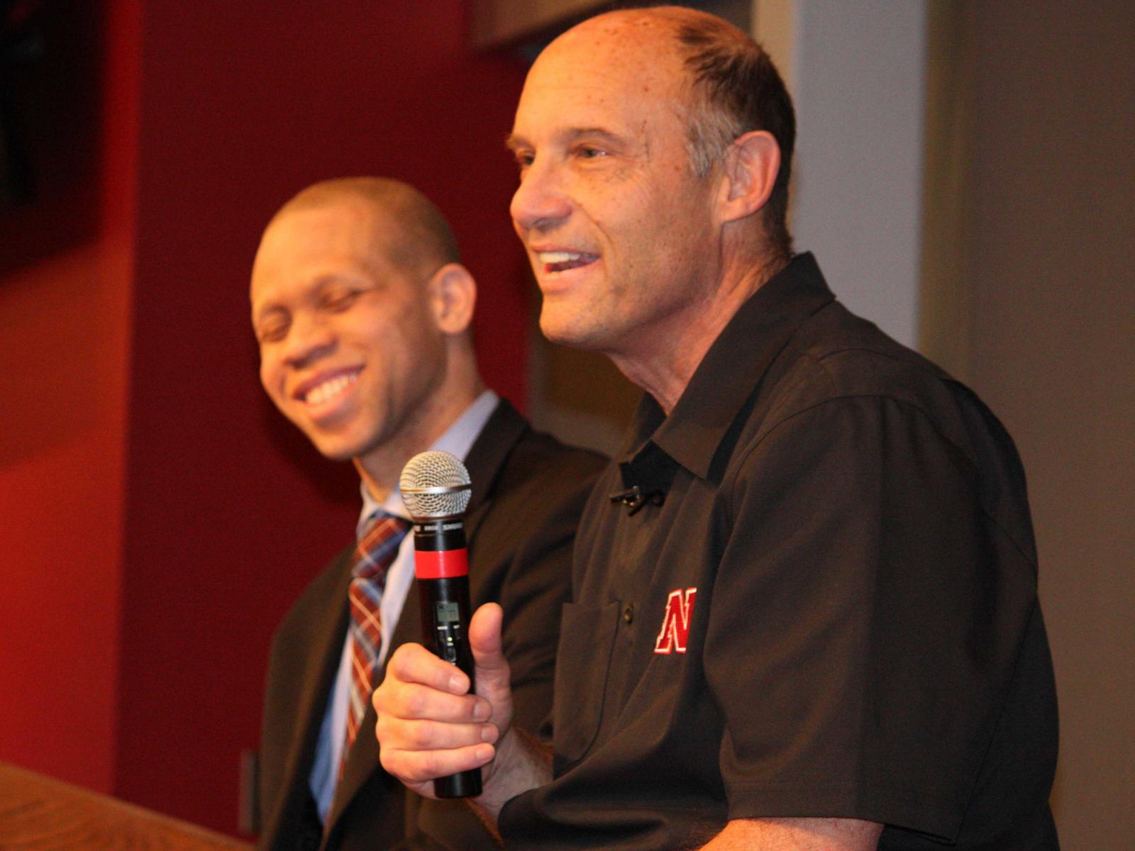 Coach Mike Riley discusses race and the game at Our Nebraska
